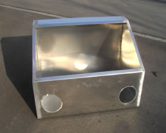 Schleifbox aus Aluminium